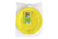 Миксы Тарелка (бум) 180мм Жёлтая 10 шт (60шт/кор.) 14587