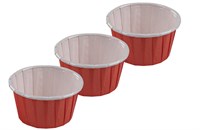 ДоЭко форма бум Маффин д50мм в40мм красно-белая (3000шт) 30упх100шт 14605