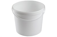Ведро 5,5 литра белое /230*195/ Спектр-Пласт (1/300 шт) 15231