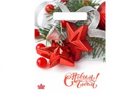 НГ Тико 19х25 Алые звезды /30уп х 100 шт/ (3000шт) выруб 18775