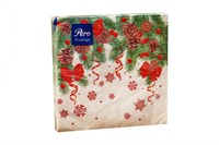 НГ Салфетки 33х33 3-х сл. (PERO Prestige) 20 л/12шт 