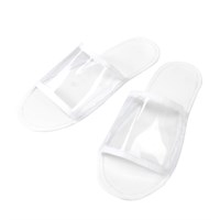 Тапочки Водолей с прозрачным полиэтиленовым открытым мысом белые 2,5 мм 1/150 НФ-00016808