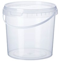 Ведро/крышка с ручкой 11 л прозрачное круглое (ОСВ) 1/46 НФ-00017509