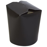 Короб бумажный для лапши China Pack (Чина Пак) /d1-85x105,d2-90,h-97/ Черный 450мл 50/500 КП НФ-00017783