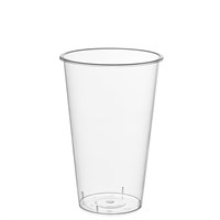Стакан прозрачный (матовый) Bubble Cup ПП 455-500 мл.д.90мм.h135мм 20уп.по 20шт.(400шт) ВЗЛП (1021П) НФ-00019682