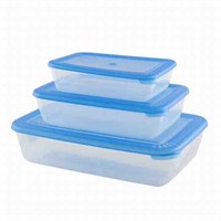 Набор контейнеров 3шт. 0,45+0,9+1,9л. Лайт прямоуг. НФ-00020453