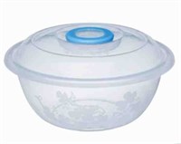 Таз с крышкой 22л. мерный Изобилие прозрачный НФ-00020483