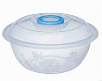 Таз с крышкой 8л. мерный Изобилие прозрачный НФ-00020704