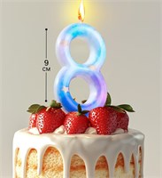 Свеча в торт на шпажке 