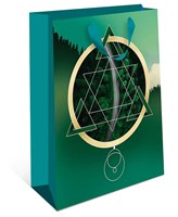 Бум пакеты 18х23х10 Зеленые треугольники 1312.317 НФ-00022805