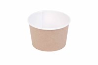 ОСК супница Round Bowl   400 ДНО КРАФТ д100(77)х85мм (30/600шт). Вместимость 365мл 24244