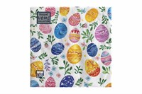 Пасха Салфетки 33х33 3 - слойн. Art Bouquet 20 шт  (12 уп) Акварельные яйца 24062