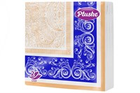 Салфетки 33х33 2-слойн. (PLUSHE Premium Decor) 20л/32уп 