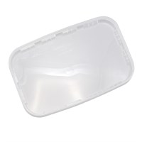 Крышка к ведру 5,8л ОСВ прозрачная прямоугольная /293*198/ (64шт) НФ-00023490