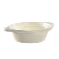 Тарелка - миска суповая ПП 500 мл ПЛОТНАЯ (50/1000) с ушками Д-ПОЛИМЕР  НФ-00024107