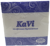 Салфетка для стола КАВИ белая 20 шт НФ-00024497