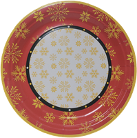 Бум тарелка ИнтроПластика д. 230 мм Новый год (50/500) НГ НФ-00025138