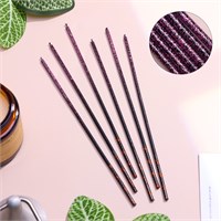 Свечи для торта, 6 штук «Сияние», розовый с чёрным, 17 см НФ-00025334