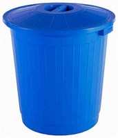 Бак 50л. с крышкой синий ЭП097600 НФ-00025408