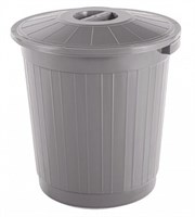 Бак 50л. с крышкой серый НФ-00025411