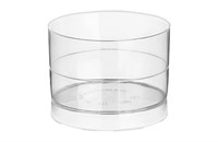 Фуршетная форма «Чаша Ноль» PS 53х40мм – 60мл /15шт*14уп/ ВЗЛП (5006П) НФ-00025860