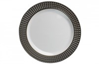 Тарелка  д 190 с каемочкой КУБИКИ PLMA ВИНТАЖ 20уп*10шт/10уп*20шт(200шт) 13256