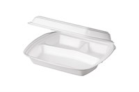 Ланч-бокс Lb-3 /247*207,5*62/ белый (100шт) КИРИШИ НФ-00014874