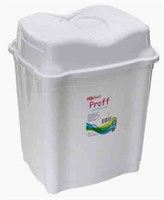 Контейнер для мусора 2л. с перекидным верхом Proff белый НФ-00024718