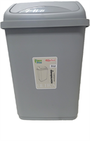 Контейнер для мусора 5л. с перекидным верхом Ultra серый НФ-00025550