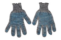 Перчатки ХБ 5-ти нит. с ПВХ точка 10 класс серые (300пар) ЛТ																														 23166