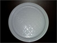 Тарелка 205 белая ПластИндустрия (100/2000шт) Ростов ЛП НФ-00002324