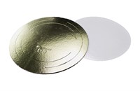 Подложка картонная 2,5мм д220мм золото ФИН (10шт) 23196