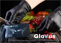 Перчатки GLOVUS ВИНИЛ/НИТРИЛ черные 100шт размер L (ДД) НФ-00023002