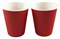 Бум стакан РК 0,250 диам 80мм ГН Красный  /25п * 50шт/ (1250шт) 17796