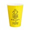 Бум стакан ПК 250 мл "Я обещаю сделать твою жизнь лучше" 50/1000 шт (желтый) НФ-00023563